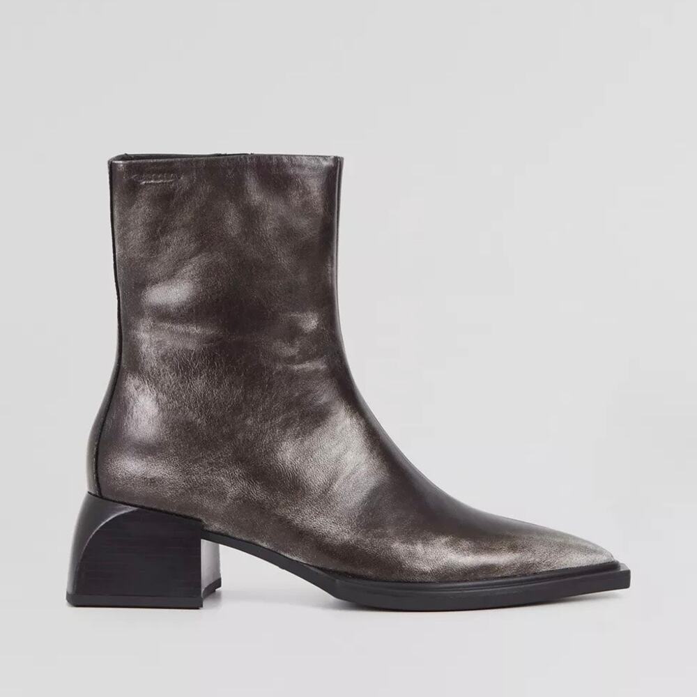 Vagabond Metallic Ankle Boots